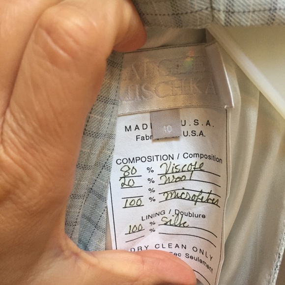 Beaded Badgley Mischka plaid midi dress - Picture 4 of 7